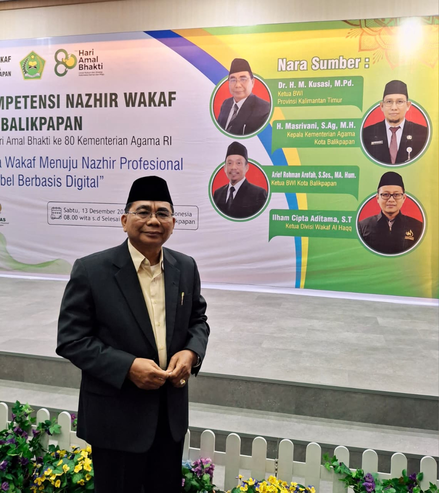 Ketua BWI Kaltim Sampaikan Materi Pembinaan Nazhir