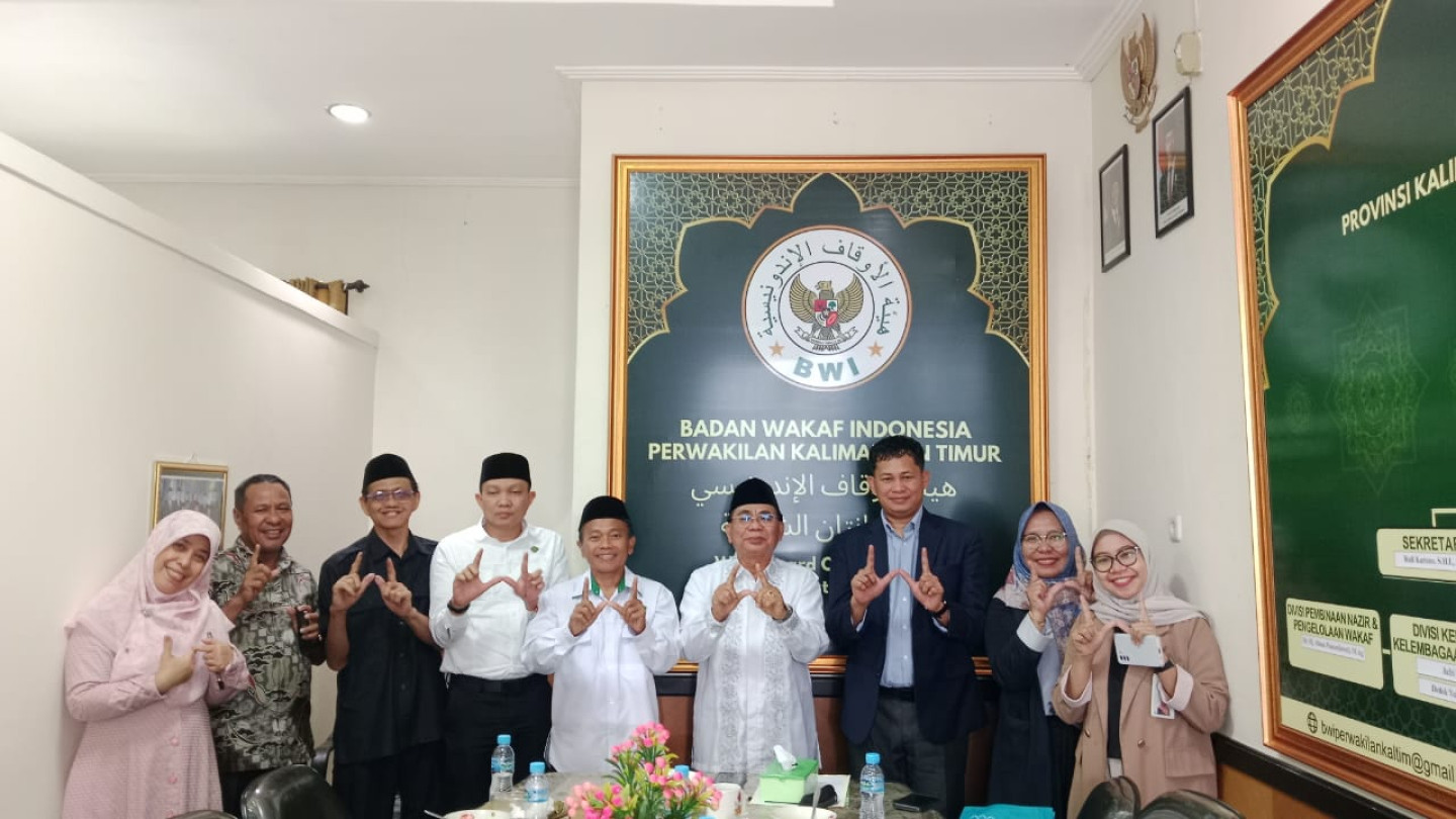 BWI Kaltim Rapat dan Terima Tamu Bank BSI